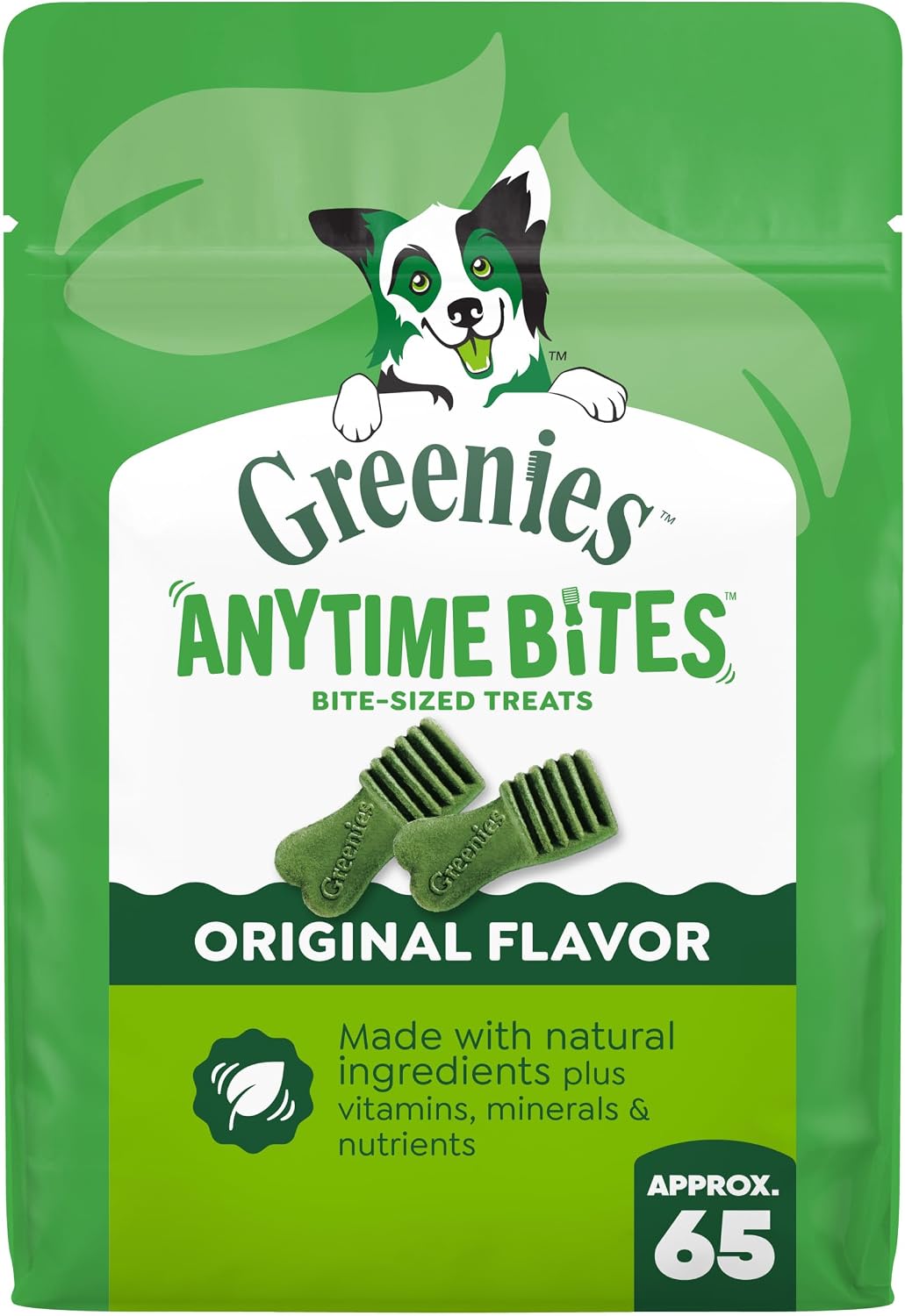 Greenies Anytime Bites Dog Treats, Original Flavor, 10.3 oz