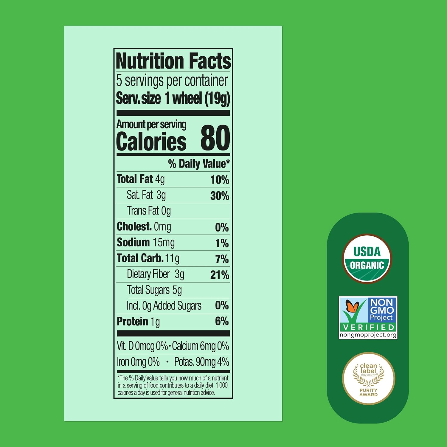 Once Upon A Farm Organic Toddler Soft Baked Bar, Apple, Sweet Potato and Spinach, Tractor Wheels Shaped, Non GMO, Kosher, 3.35 Ounces (Pack of 8)