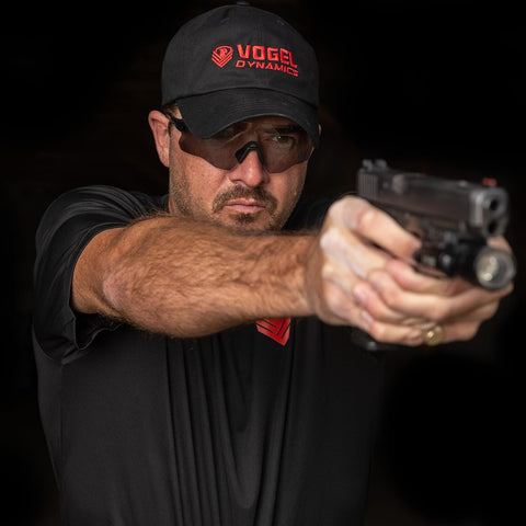 Wide-Notch Fiber-Optic Iron Sight Set for Glock Gen 1-5 Pistols 17-48 | Rapid-Acquisition Competition Sights by World Champion Robert Vogel | 9mm .40 .45 & 10mm | USPSA IDPA IPSC 3-Gun