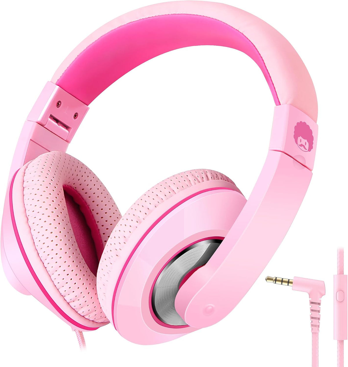 rockpapa Comfort+ Wired Kids Headphones with Microphone & 3.5mm for School