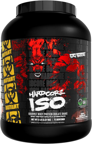 Mutant Hardcore ISO, Whey Protein Isolate, Triple Chocolate, 5 lb