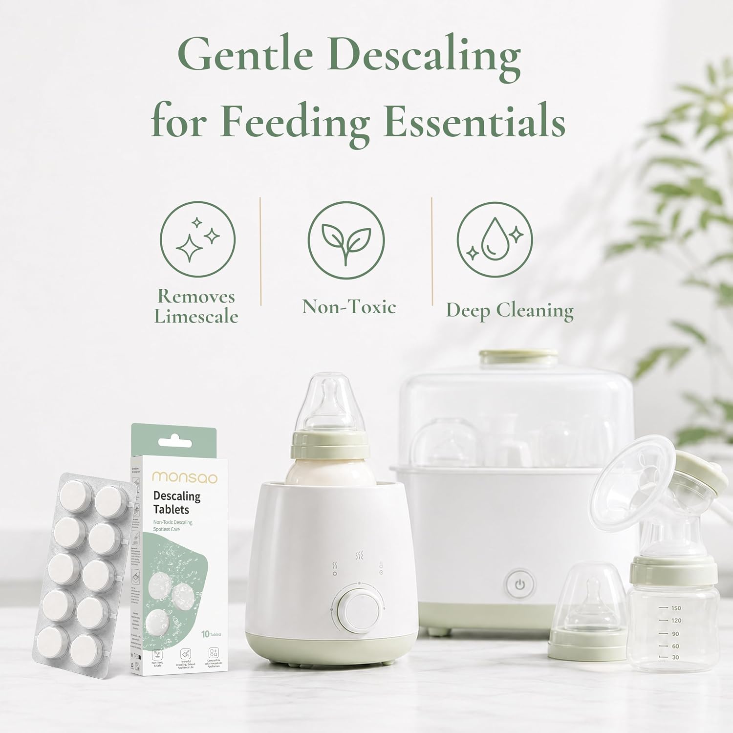 10 Count Descaling Tablets for Baby Feeding Appliances