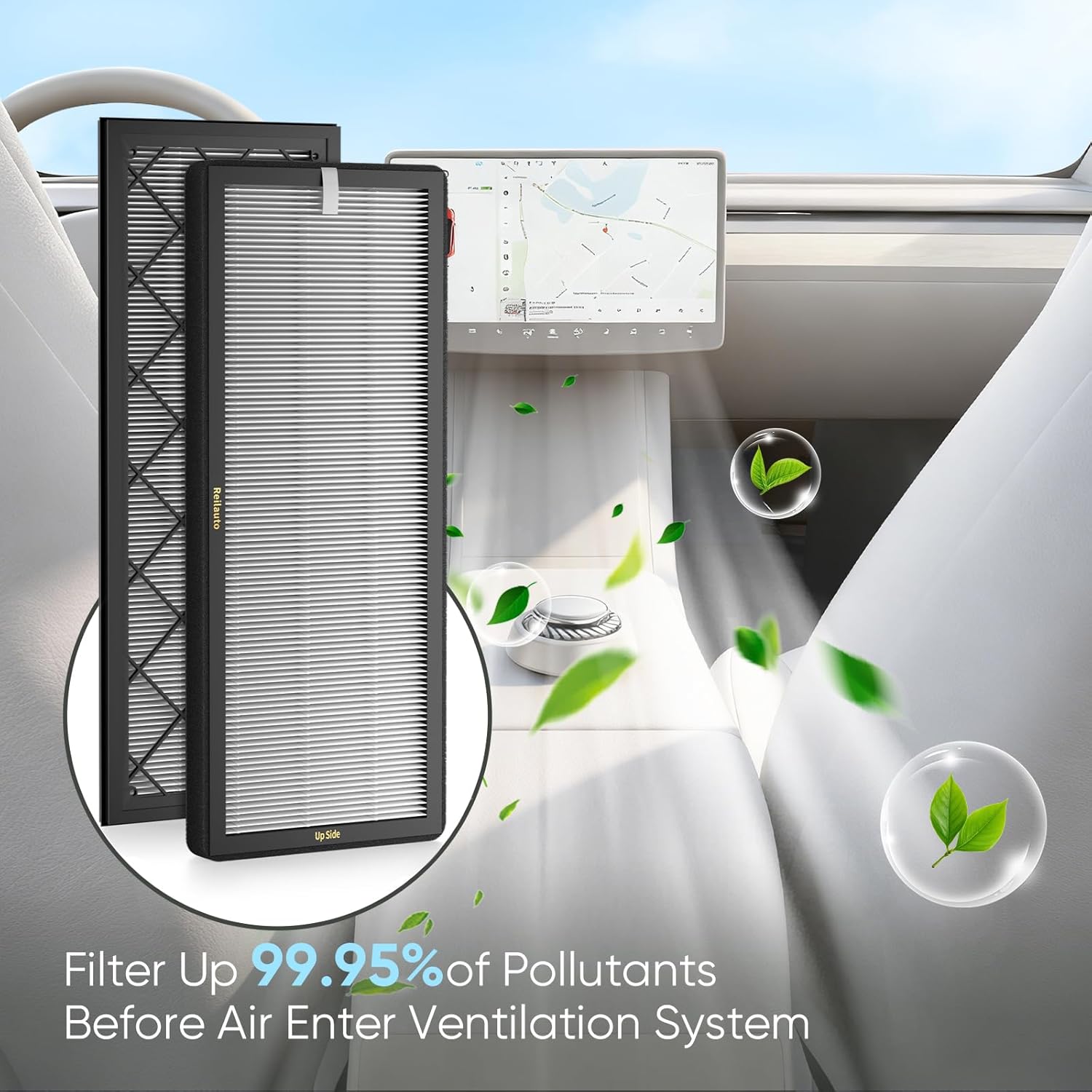 Tesla Model Y Frunk HEPA Air Filter Replacement