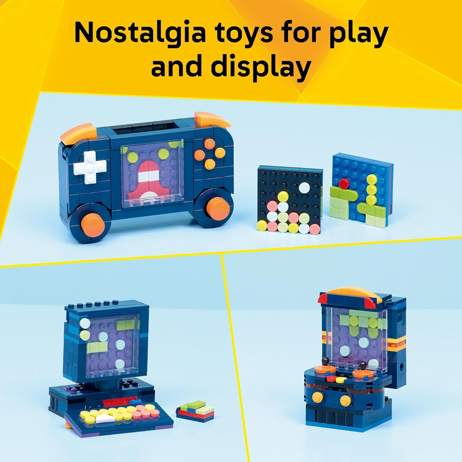 LEGO Creator 3 in 1 Retro Gaming Console Building Toy for Boys & Girls - Kids Build a Console, Mini Arcade Game, or Mini Computer - Gift Idea for Gaming Fans, Ages 8+ - 31380