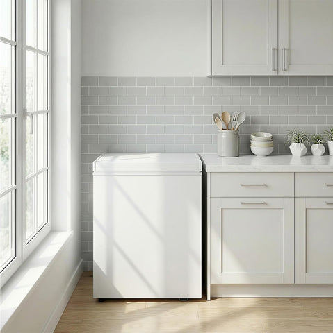 5.0 Cubic Feet Energy Saving Deep Freezer, White