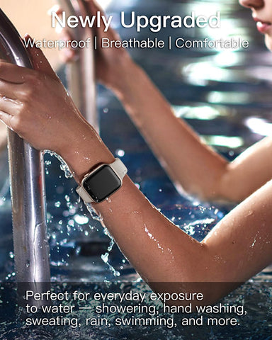 6 Pack Silicone Sport Bands Compatible with Apple Watch Bands for Women Men