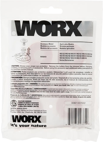 WORX Replacement Spool & Line for String Trimmers, 6 Pack, WA0010