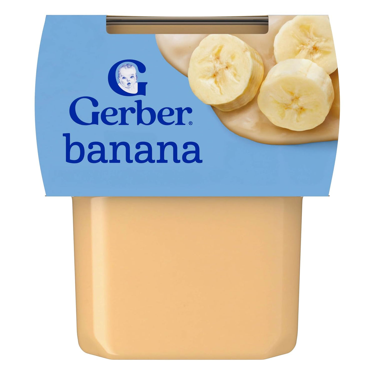 Gerber 2nd Foods Bananas, 4 Ounce Tubs, 2 Count (Pack of 8)