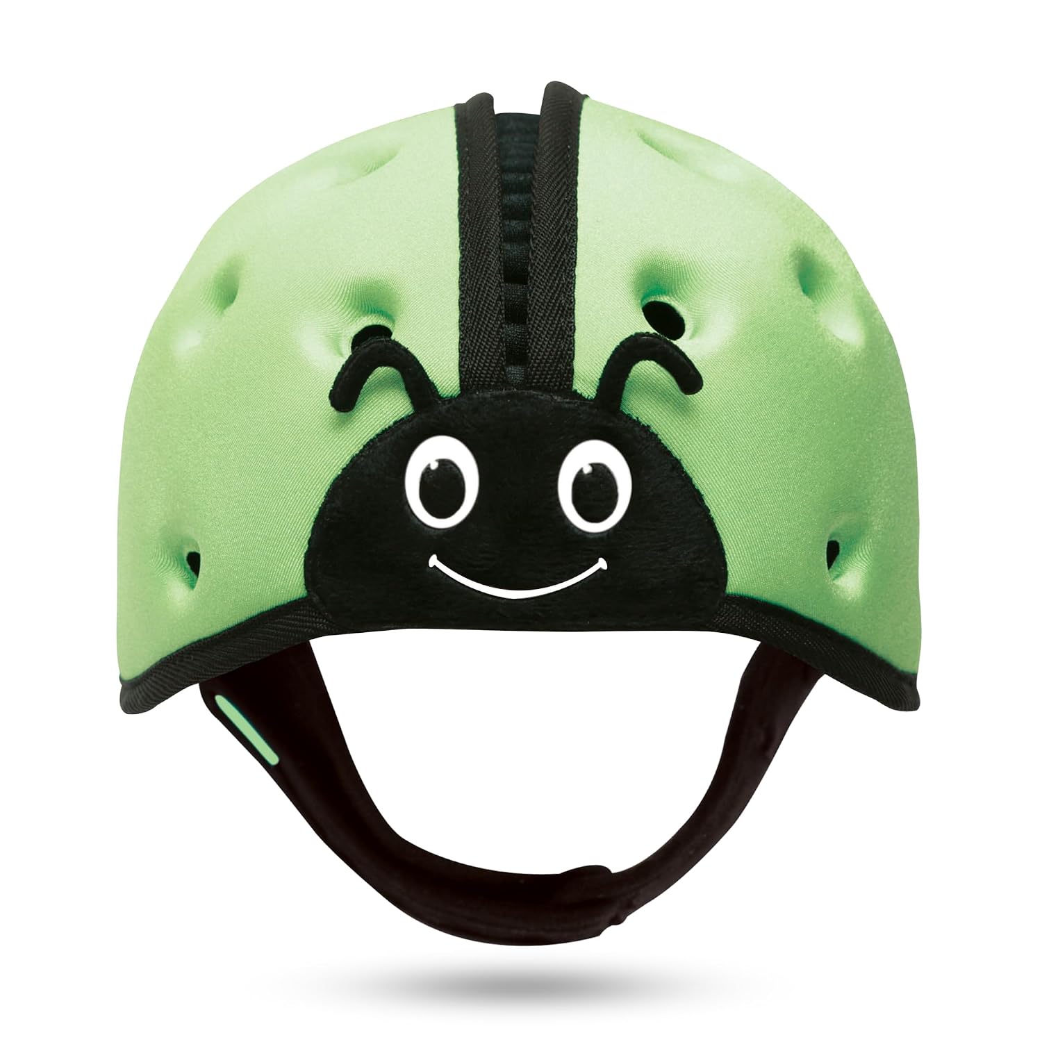 SafeheadBABY Soft Baby Head Protector Helmet for Crawling and Walking 7–24 Months – Ultra-Lightweight & Breathable Infant Safety Helmet that Grows with Your Baby (Head Circ. 40–52 cm) (Green)