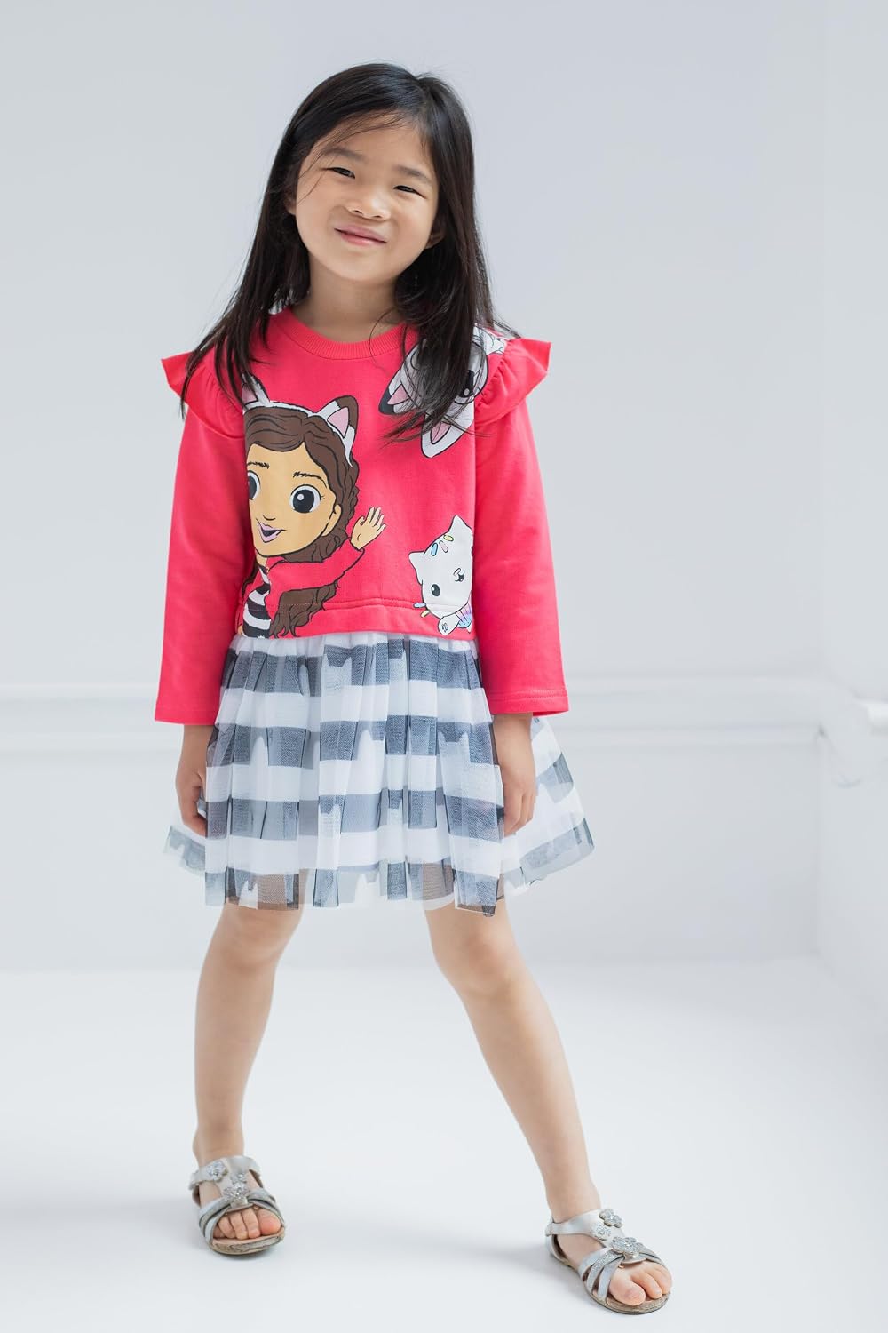DREAMWORKS GABBY'S DOLLHOUSE Girls' Tutu Dress Toddler to Big Kid