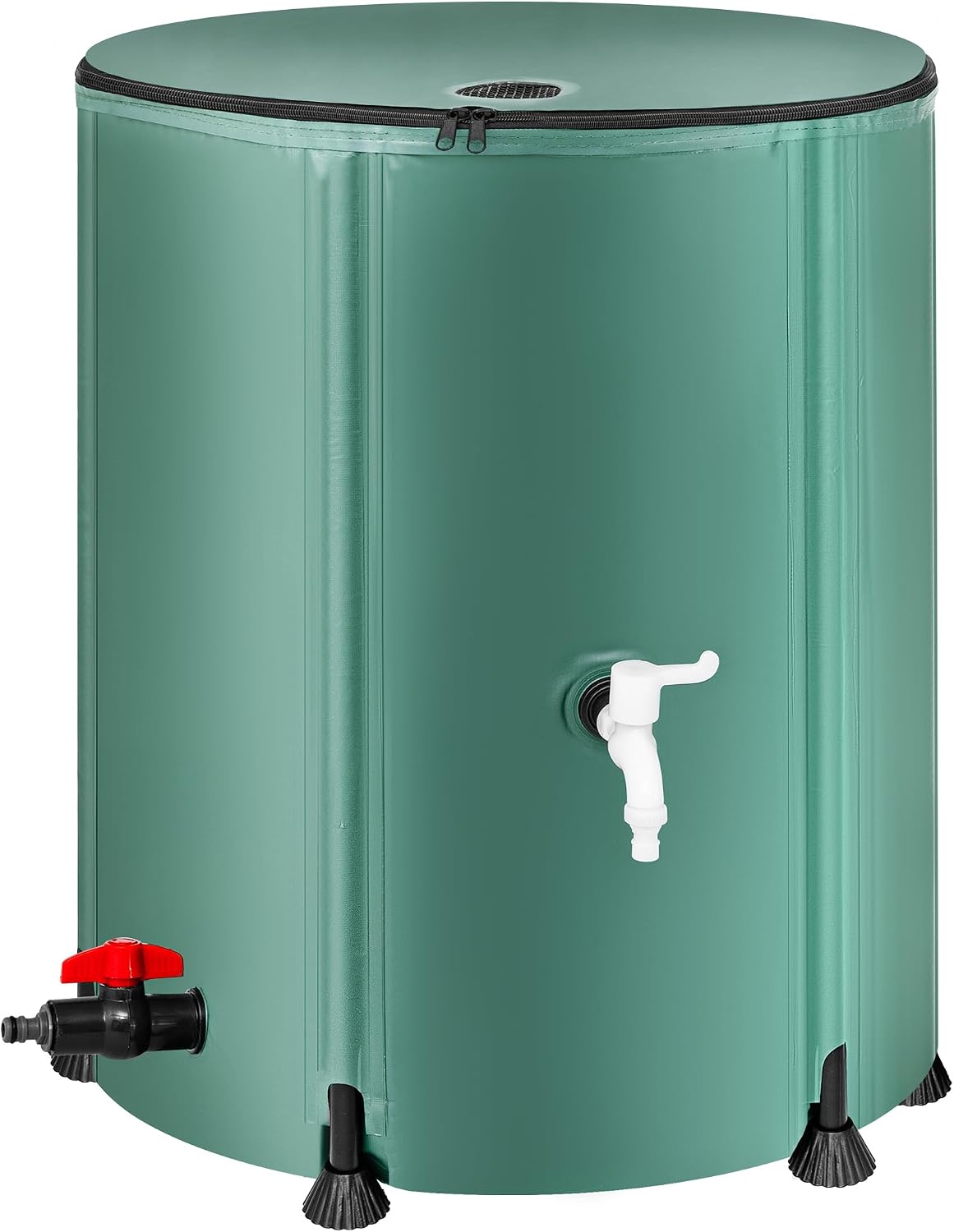 Collapsible Rain Barrel Water Storage Containers 53 Gallon