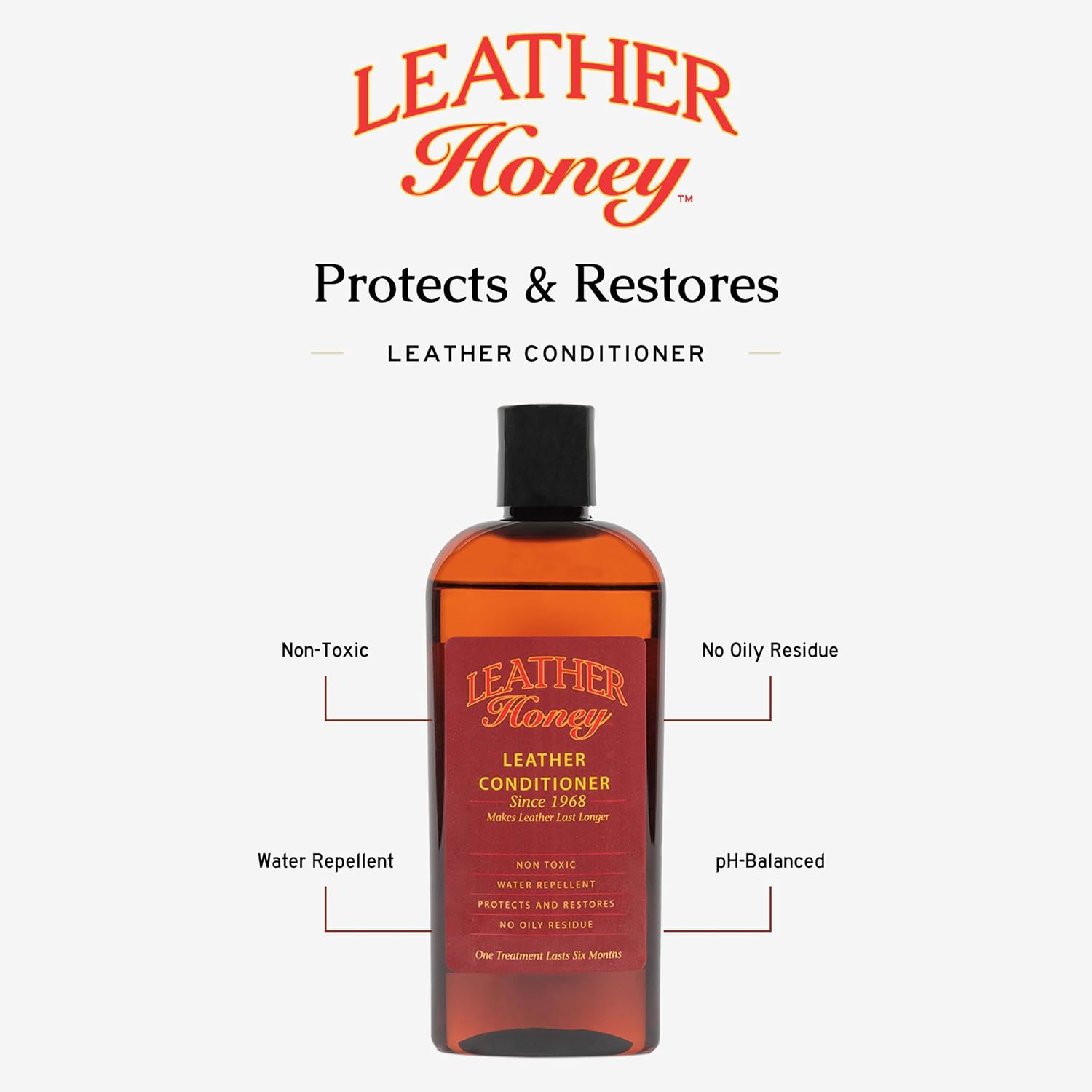 Leather Honey Leather Conditioner – Non-Toxic & Made in the USA Since 1968