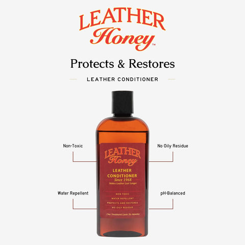 Leather Honey Leather Conditioner – Non-Toxic & Made in the USA Since 1968