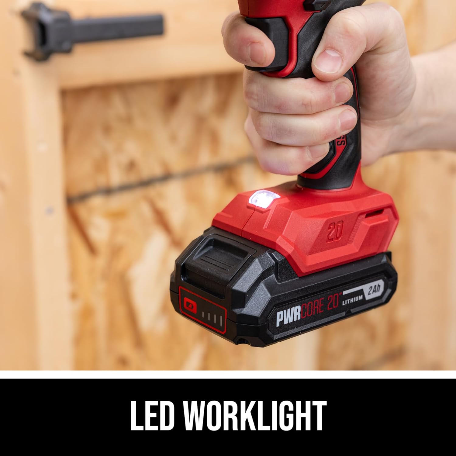 SKIL PWR CORE 20 Brushless 20V 1/2-Inch Drill Driver Kit, Includes 2.0 Ah Battery and Charger - DL6280B-10