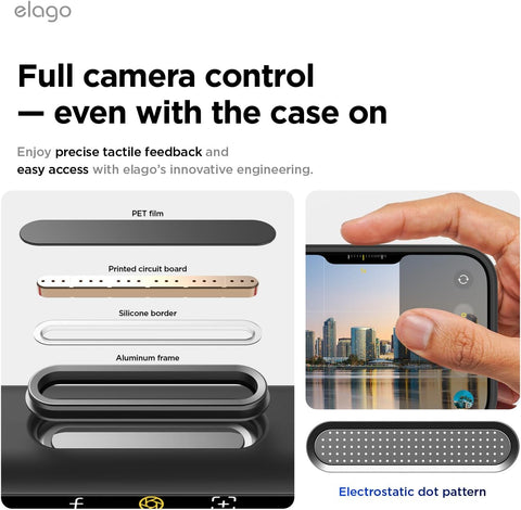 elago Premium Magnetic Silicone Case for iPhone 17 Pro Black