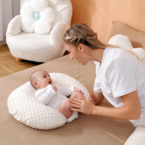 Nursing Pillow and Positioner with Cover for Breastfeeding