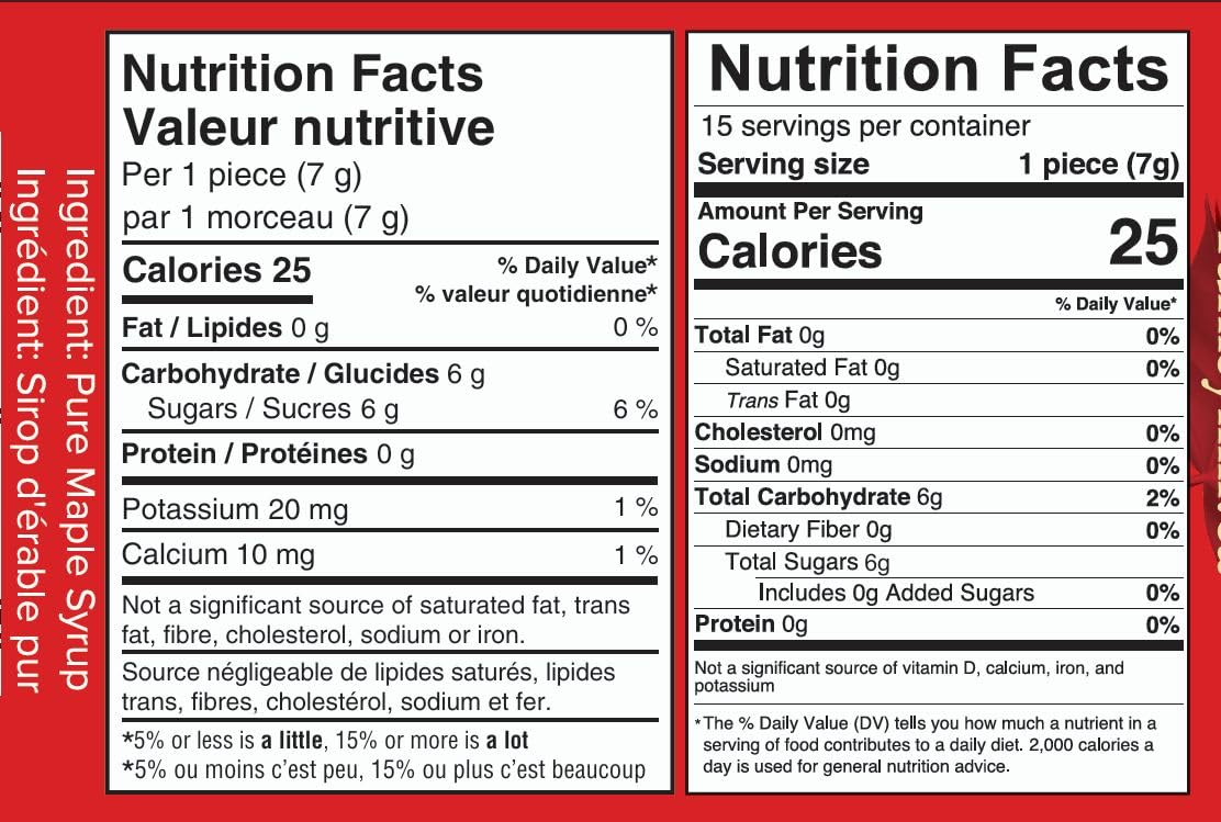Turkey Hill Sugarbush Mouth Watering Maple Sugar Candy, 15 pieces