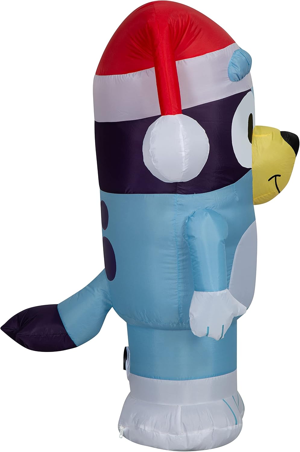 Gemmy 3.5 FT Bluey Christmas Inflatable with Santa Hat – Lighted Airblown Blow Up Outdoor Yard Decoration