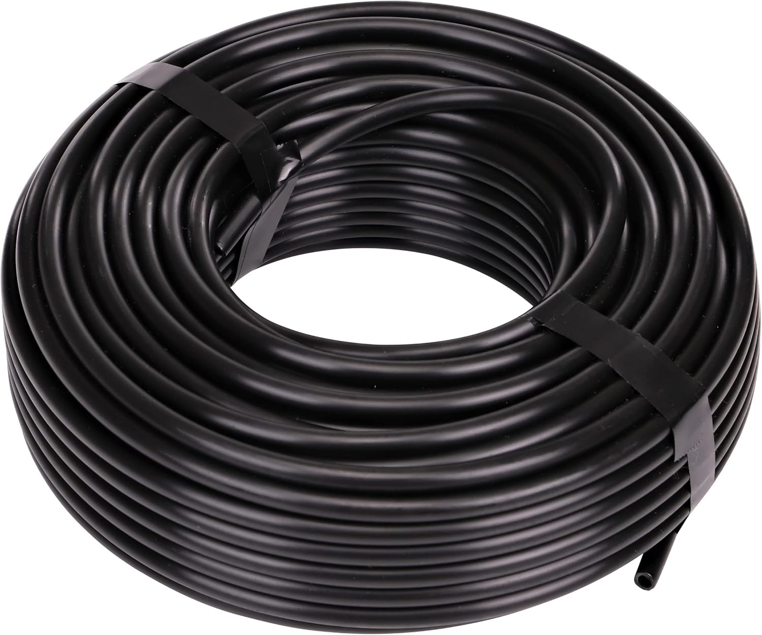 Raindrip 016010T 1/4-Inch Drip Irrigation Supply Tubing, 100-Foot., for Drip Irrigation, Drip Emitters, Irrigation Parts, Systems, Black Polyethylene