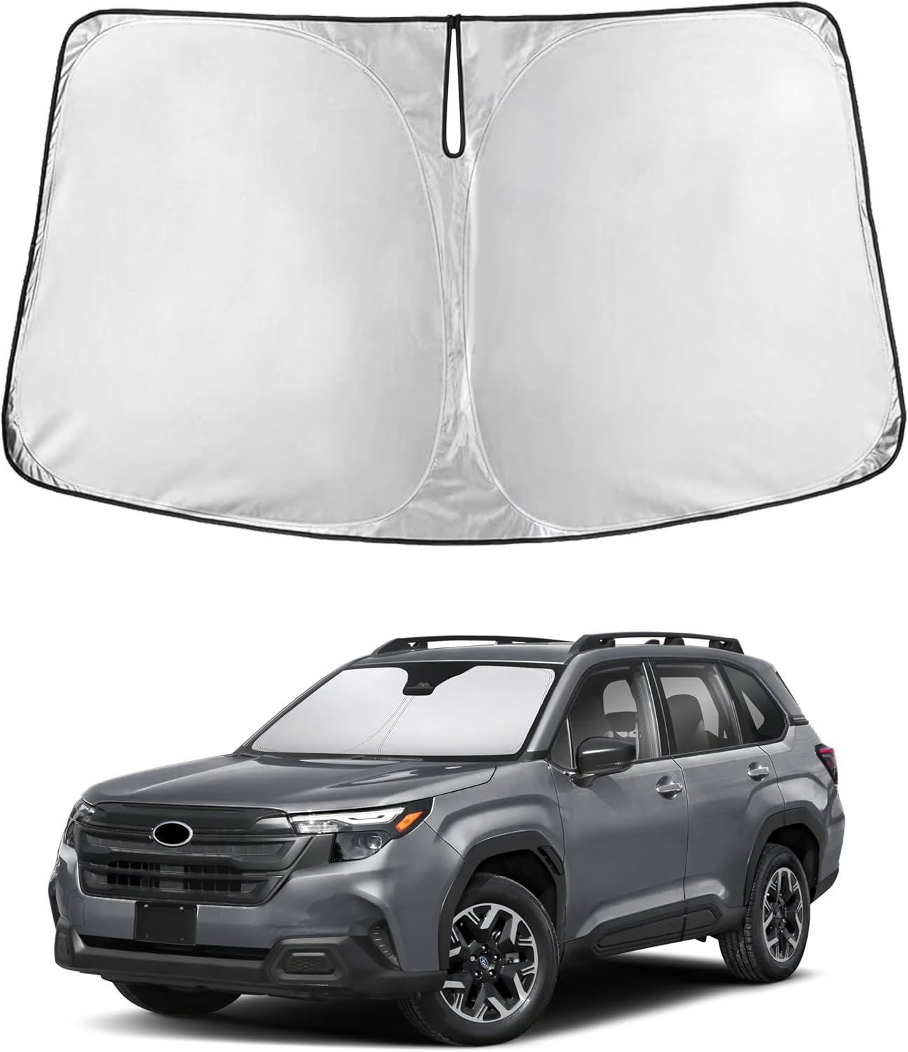 EcoNour Windshield Sunshade Compatible for Subaru Forester 2025 2026