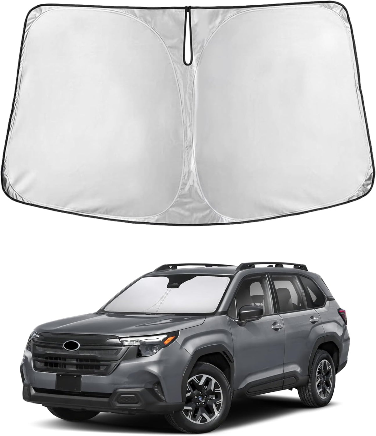EcoNour Windshield Sunshade Compatible for Subaru Forester 2025 2026