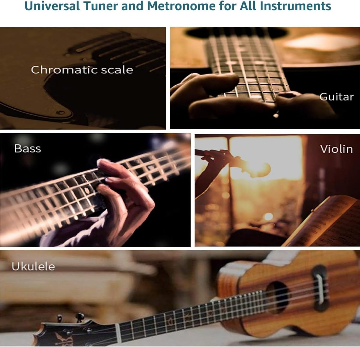 Wegrower Rechargeable 3 In 1 Digital Metronome Tuner Tone Generator