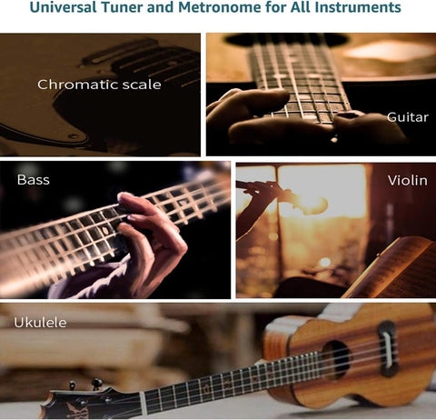 Wegrower Rechargeable 3 In 1 Digital Metronome Tuner Tone Generator