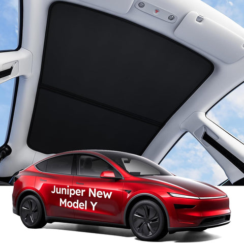 Wigoo for Tesla Model Y Juniper Accessories Sunshade Roof, Interior Black