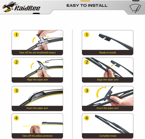 Windshield Wiper Blades Replacement for
