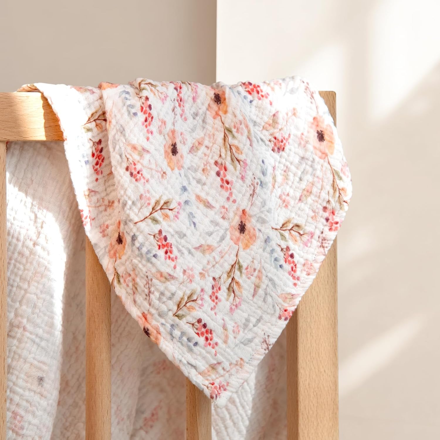 lulumoon Muslin Swaddle Blankets for Baby: 100% Cotton Receiving Blankets