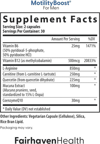 Fairhaven Health FertilAid Multivitamin, MotilityBoost & CountBoost Combo
