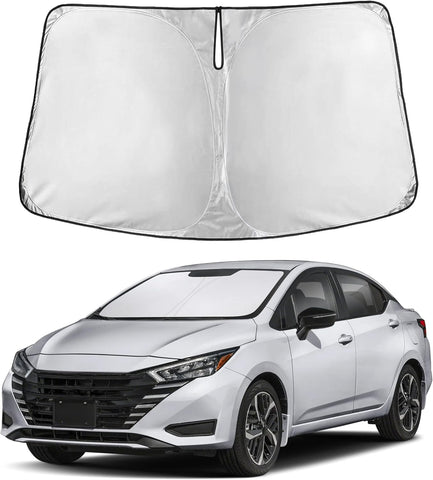 EcoNour Windshield Sunshade Compatible for Nissan Versa 2020-2023 2024 2025