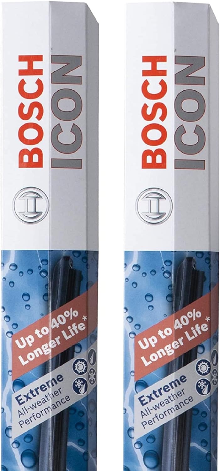 BOSCH 22A22B ICON Beam Wiper Blades - Set of 2 Blades (22A & 22B)