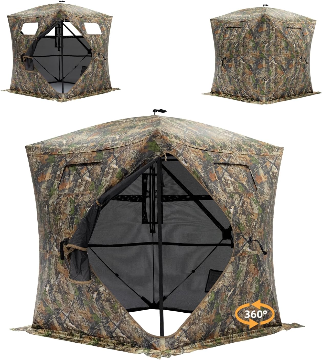 360/270 Degree See Through Hunting Blind, Pop Up Ground Blind