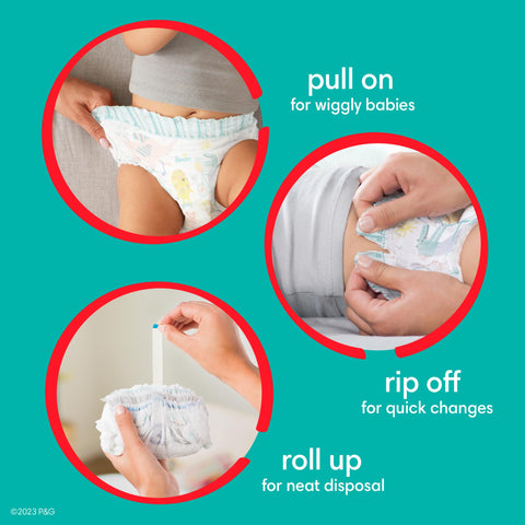 Pampers Cruisers 360 Diapers - Size 4, 116 Count, Pull-On Disposable Baby Diapers, Gap-Free Fit