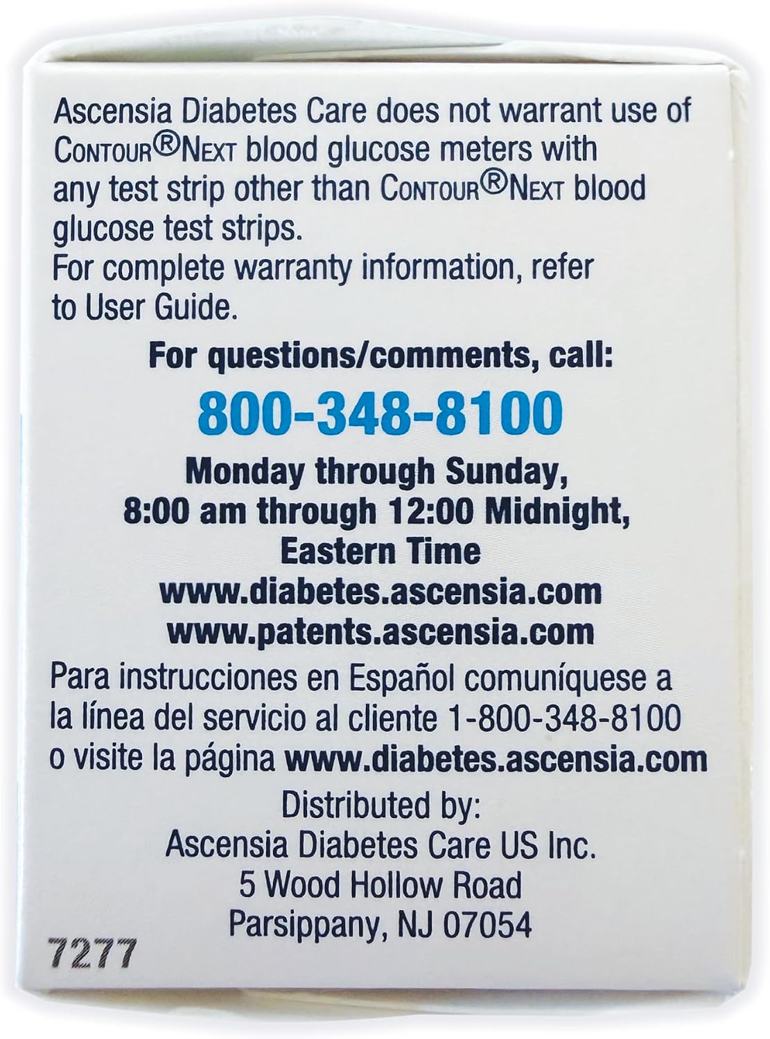 Ascensia Contour Next Blood Glucose Diabetes Test Strips 105 Count (3x35ct)