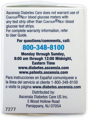 Ascensia Contour Next Blood Glucose Diabetes Test Strips 105 Count (3x35ct)