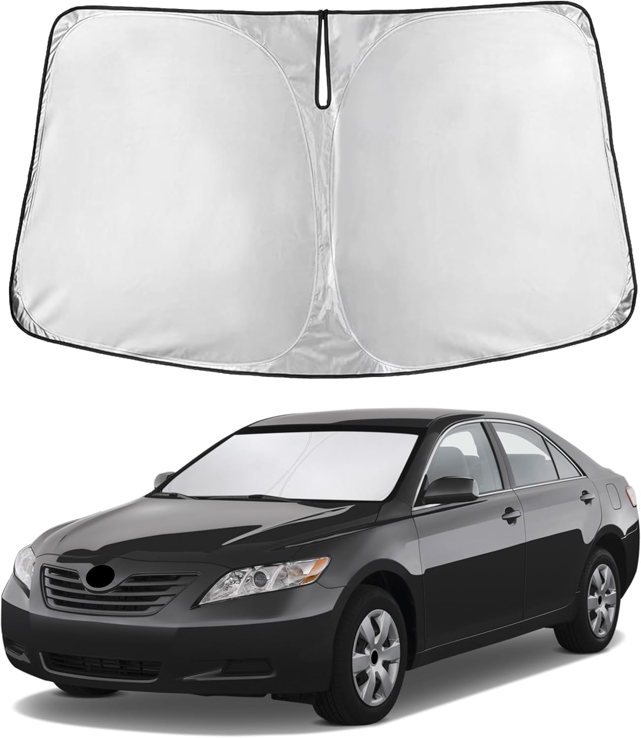 EcoNour Windshield Sunshade Compatible for Toyota Camry 2007-2009 2010 2011