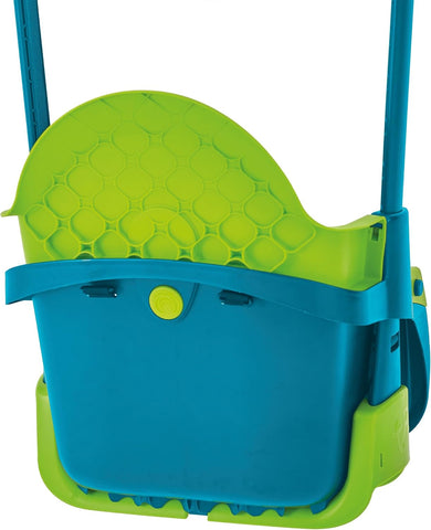 TP Toys Baby Swing - Comfy Toddler Swing Seat, Kids Outdoor Toys, Quadpod Adjustable 4-in-1 Swings Chair, Secure, Safe Quick Click Locking System, Durable, Easy Installation, Ages 6 Months - 8 Years