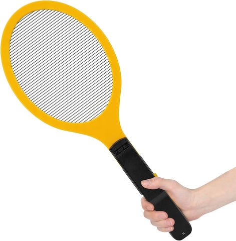 Electric Fly Swatter - Bug Zapper - Powerful 2200V Mosquito & Flies Killer, Fly Swatter for Indoors & Outdoors, Handheld Electric Zapper for Home, Kitchen, Camping (2AA Batteries Included)