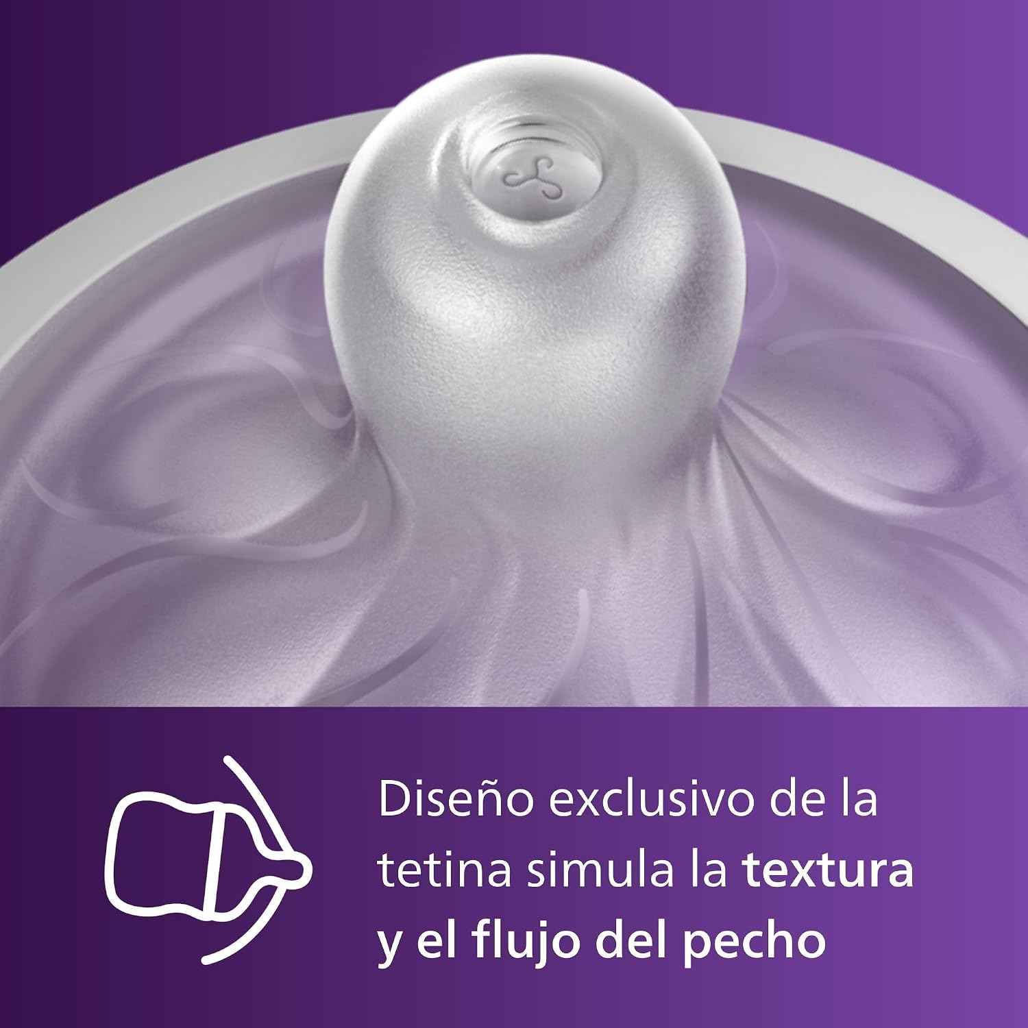 Philips Avent Natural Response Nipples, Extra Slow Flow, BPA-Free, 4-Pack