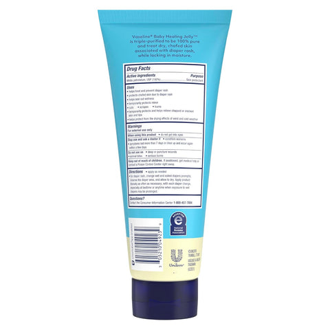 Vaseline Baby Petroleum Healing Jelly Tube for Diaper Rash & Dry Skin 6.8oz