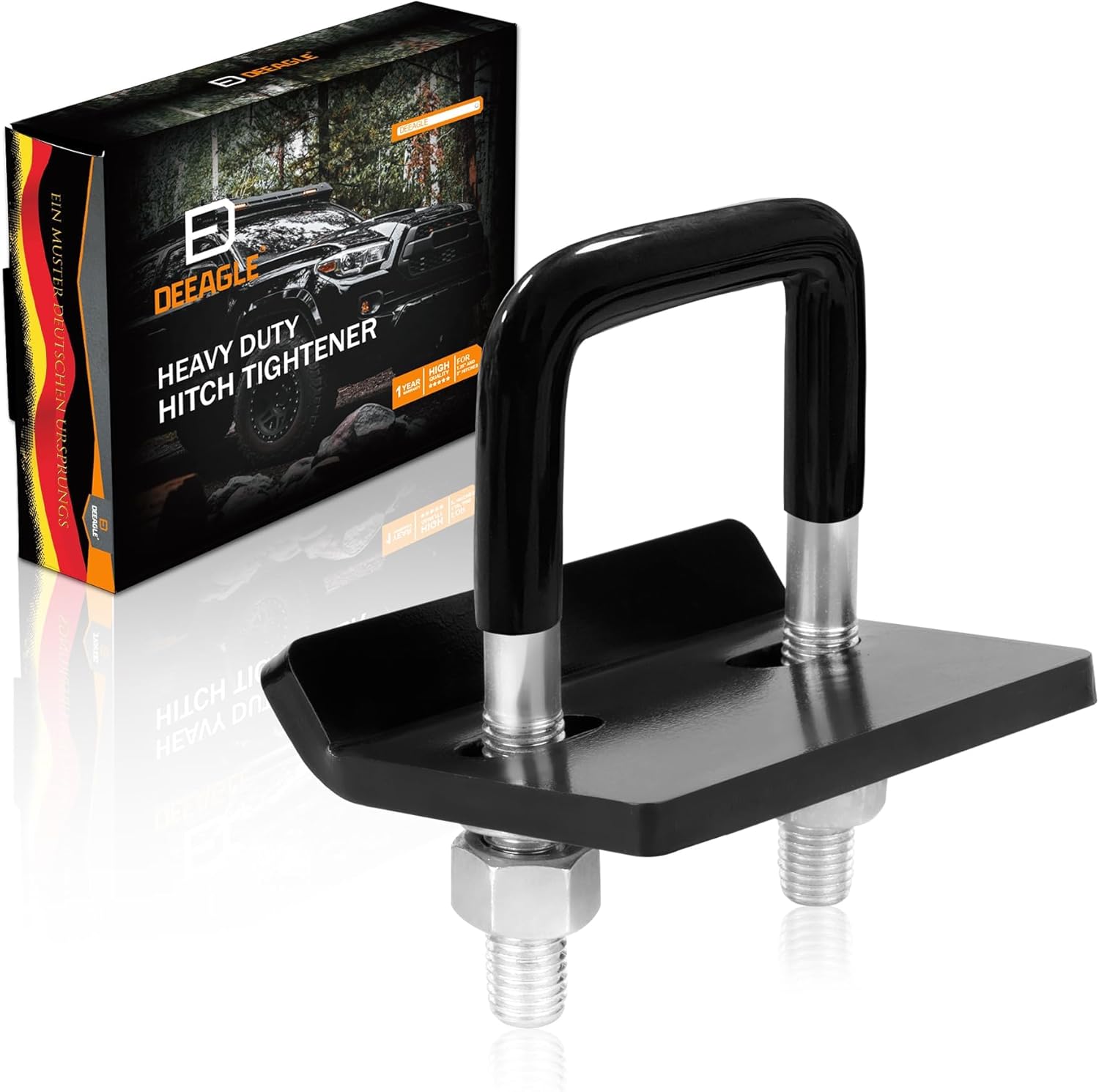 DEEAGLE Hitch Tightener Anti Rattle Stabilizer for 1.25" to 2" Hitch