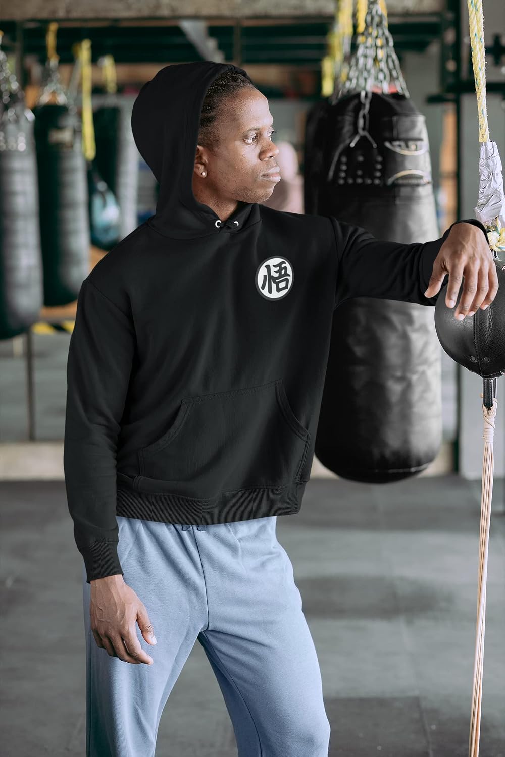 ALLNTRENDS Hoodie Training Symbol Hooded Sweatshirt 2024 Cool Graphic Top
