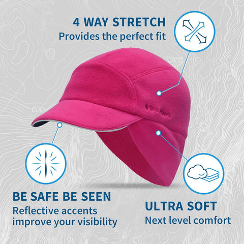 TrailHeads Women's Trailblazer Fleece Ponytail Winter Hat for Cold Weather