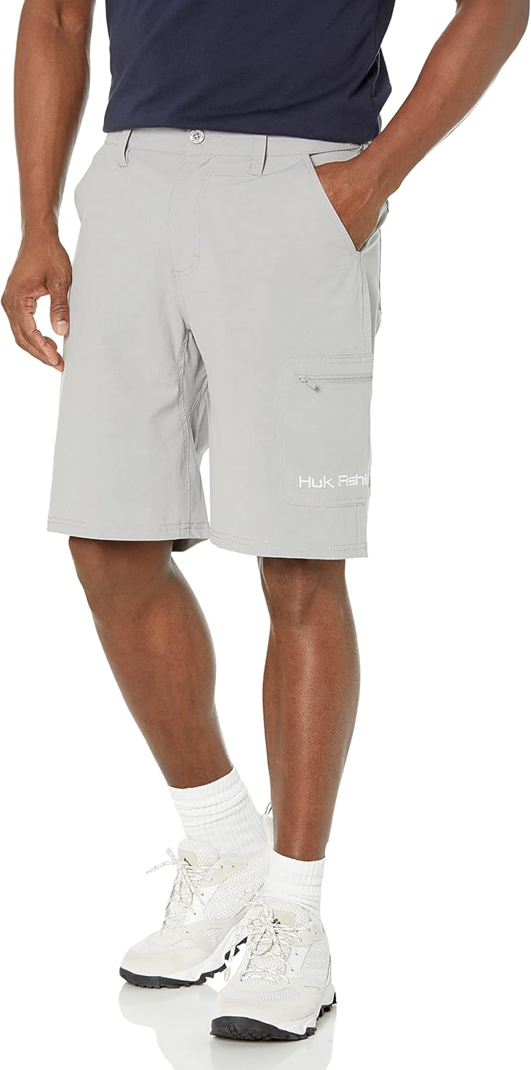 HUK Men's Next Level 10.5" Short, Quick-Drying Fishing Shorts for Men