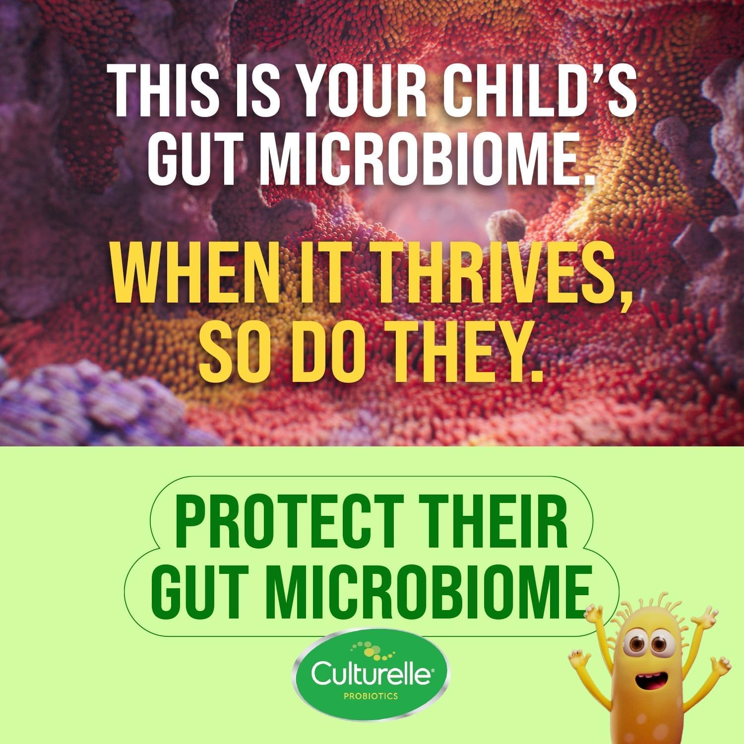 Culturelle Kids Probiotic + Fiber Packets, Ages 1+, Unflavored, 60 Count | From the #1 Pediatrician-Recommended Brand± Digestive Health & Immune Support*, Helps Restore Regularity* Children & Toddlers