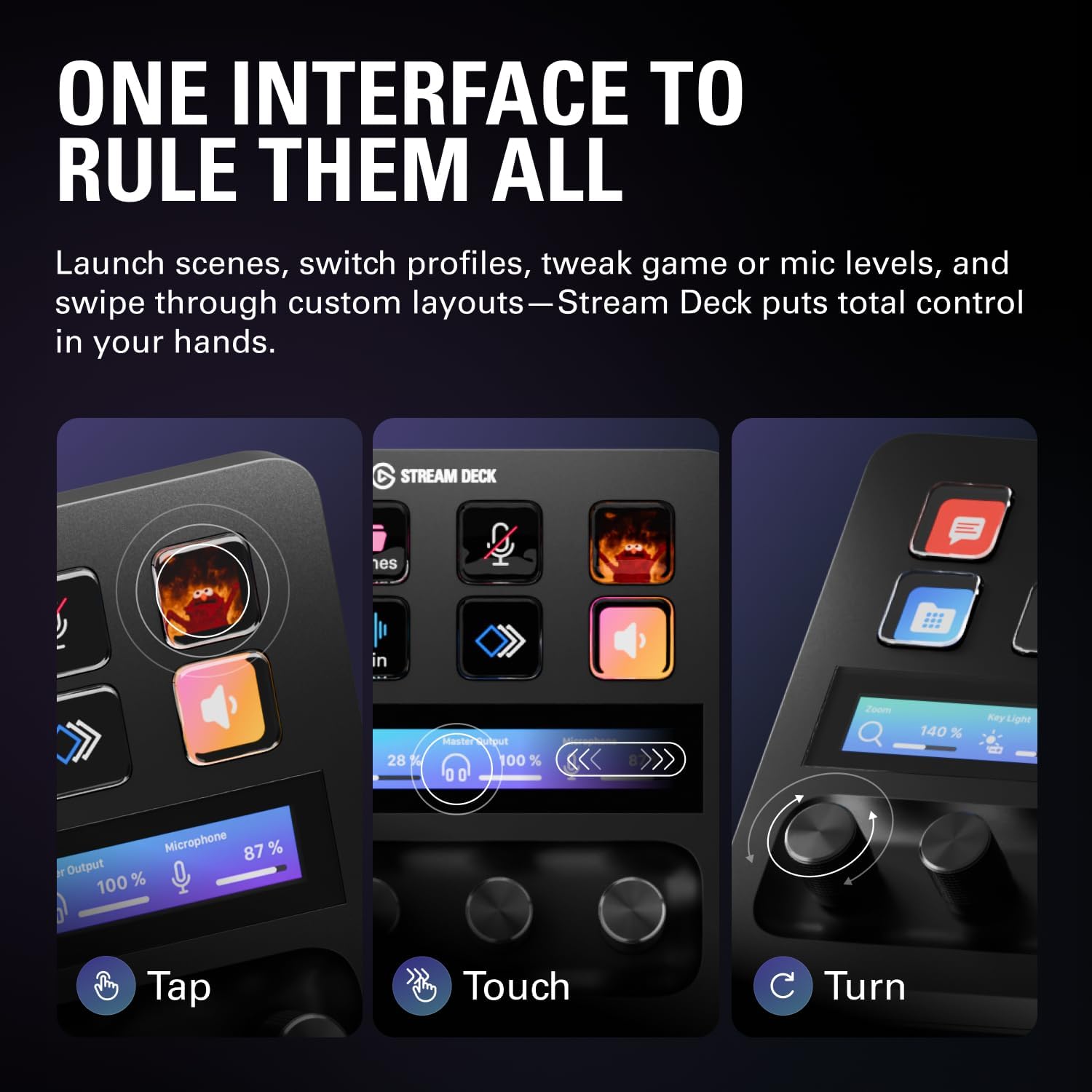 Elgato Stream Deck +, Audio Mixer and Studio Controller