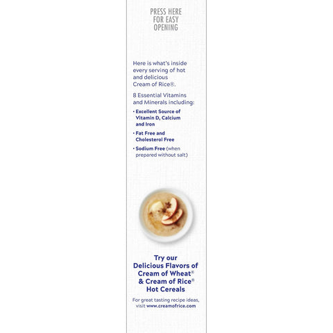 Cream of Rice Gluten Free Hot Cereal, 14 Ounce (Pack of 12)