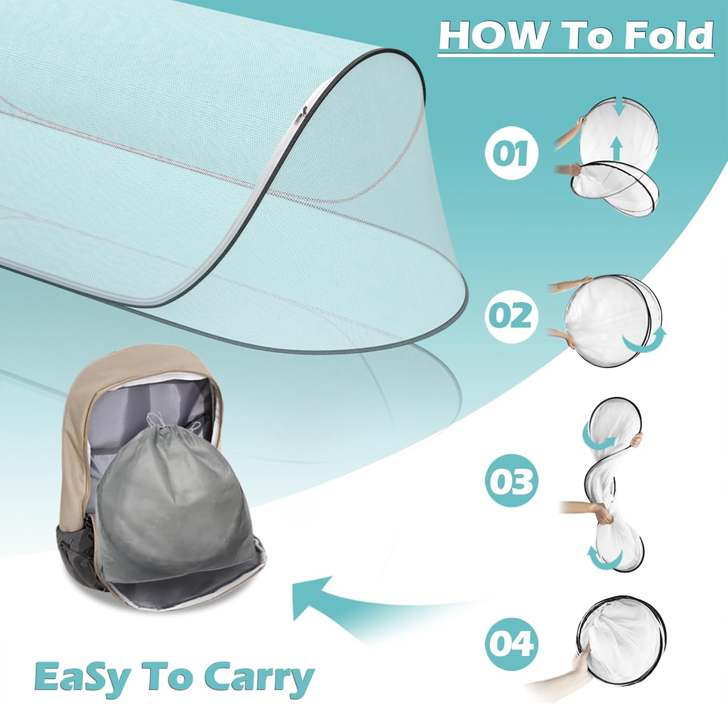 78 * 31 * 23Large Pop-Up Mosquito Net, Lightweight, Breathable, and Soft Convenient Mesh Tent,Foldable and Durable,Mosquito Net for Bed,Apply to Outdoor Athletes, Camping, Beach,Starlit Sky of Night.